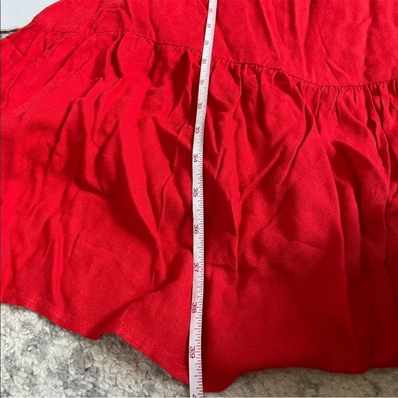 Eloquii Red Knot Front Ruffle Bottom Dress New 20 - Picture 12 of 13